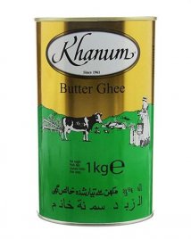 Butter Ghee (skirat smör) Khanum 12x1 Kg