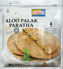 Aloo Palak Paratha [Fz] Ashoka 12x400g
