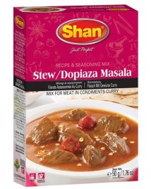 Stew Dopiaza kryddmix Shan 12x50g