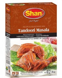 Tandoori kyckling BBQ kryddmix Shan 12x50g