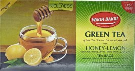 Green Tea Honey Lemon (Bags) Wagh Bakari 8x37.5g
