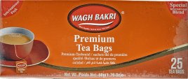 Premium Tea (Bags) Wagh Bakari 14x50g