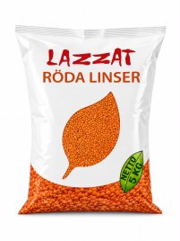 Red Lentils Football Lazzat 1x5 Kg 