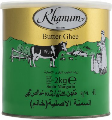 Butter Ghee (skirat smör) Khanum 6x2 Kg