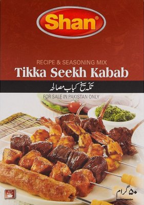 Tikka Seekh Kabab kryddmix Shan PROMO 6x100g