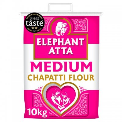 Chapatimjöl Elephant Medium 1x10 Kg