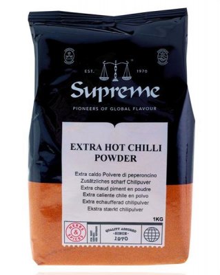 Chilipulver extra stark Supreme 6x1 Kg