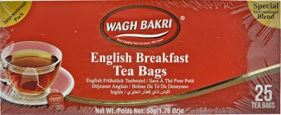 English Breakfast Te (påsar) Wagh Bakari 14x50g