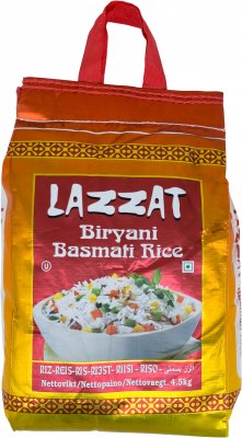 Lazzat Biryani Basmatiris 3x4.5 Kg