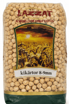 Kikärtor (8,5 - 9mm) Lazzat 10x900g