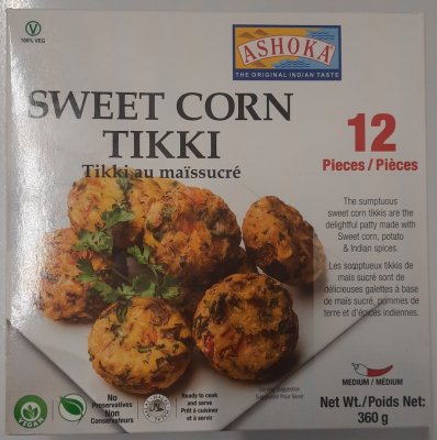 Sweet Corn Tikki[Fz] Ashoka 13x360g